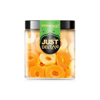 JustDelta10_Gummies_Rings_Peach_1000mg