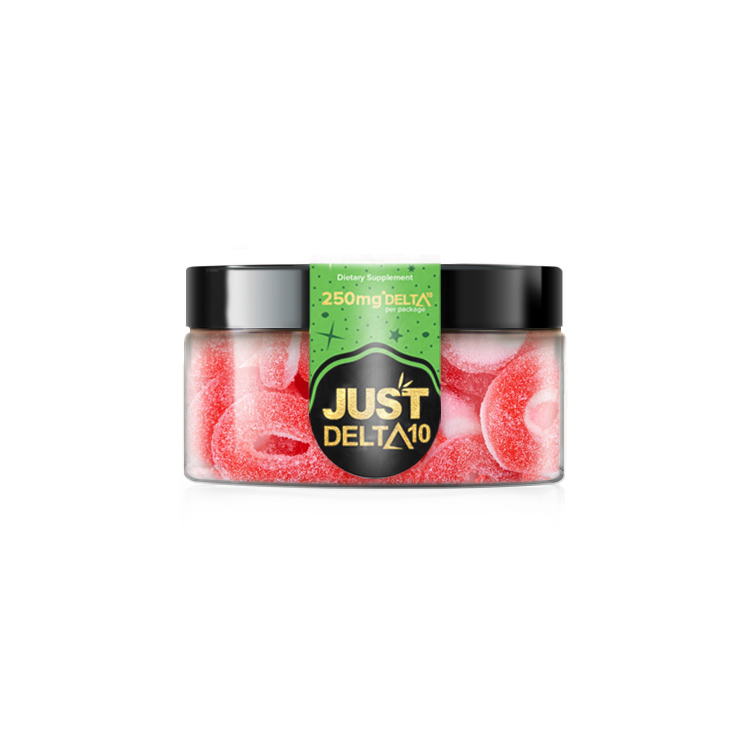JustDelta10_Gummies_Rings_Watermelon_250mg JustDelta10_Gummies_Rings_Watermelon_250mg