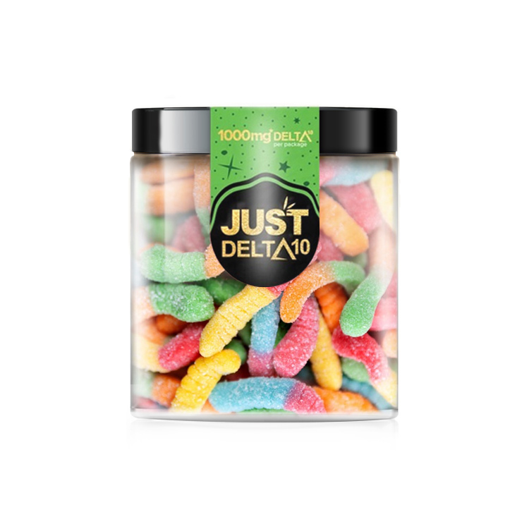 JustDelta10_Gummies_Worms_Sour_1000mg JustDelta10_Gummies_Worms_Sour_1000mg